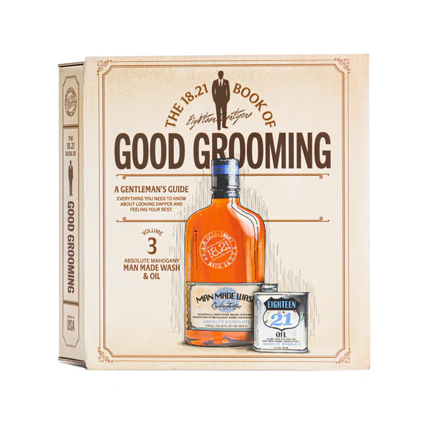 The 18.21 Book of good grooming Set Shampoo und Öl 592ml